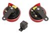 Сигнал звуковий 12V 400/500Hz 72W (+реле) HELLA 3FH007424-801 (фото 2)