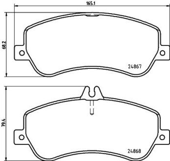 DB Тормозные колодки пер. GLK-Class 08- HELLA 8DB 355 014-221