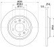 PEUGEOT Тормозн.диск задний CITROEN C5 III PEUGEOT 407, 508 I, 607, RCZ 1.6-3.0D 02.00- HELLA 8DD 355 110-801 (фото 4)