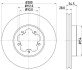 PRO FORD Гальмівний диск переднії Transit 06- HELLA 8DD 355 113-261 (фото 4)