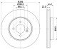 PRO BMW Диск гальмівний передн. Mini 06- HELLA 8DD 355 113-751 (фото 4)