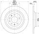 MAZDA Диск торм. задн.Mazda 6 2.3 HELLA 8DD 355 114-501 (фото 4)