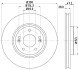 HYUNDAI диск гальмівний передн. Tucson, ix35, Kia HELLA 8DD 355 114-511 (фото 4)