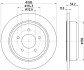 PRO JEEP Гальмівний диск задн. Grand Cherokee 92-99 HELLA 8DD 355 114-801 (фото 4)