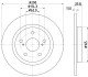 TOYOTA диск гальмівний задн. Avensis 09- HELLA 8DD 355 116-121 (фото 4)