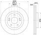 PRO MITSUBISHI гальмівний диск передн. Grandis 04- (290*26) HELLA 8DD 355 118-791 (фото 4)