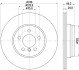 PRO HIGH CARBON BMW Диск гальмівний задн. 3/F30, 4/F33 HELLA 8DD 355 129-641 (фото 4)