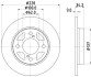 PRO SUZUKI диск гальм. задн. SWIFT 17- HELLA 8DD 355 132-041 (фото 4)