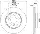 PRO BMW Гальмівний диск i3 (I01) Range Extender 13- HELLA 8DD 355 132-541 (фото 4)