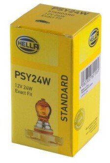 PSY24W 12V 24W Лампа розжарювання вказівника повороту (янтарний) HELLA 8GA 223 569-031