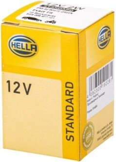 Автолампа Behr Standard BAX BX8,4d 2 W прозрачная HELLA 8GS006677121