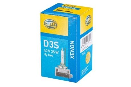 Лампа ксенонова D3S 42V 35W P32d-2-5 HELLA 8GS 009 028-311