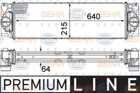 Інтеркулер HELLA 8ML376777391