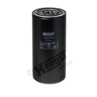 Фільтр масляний HENGST FILTER H300W08