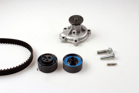 Комплект ГРМ, пас+ролик+помпа HEPU PK03261