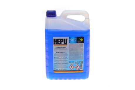 Омивач скла зима (5L) (-60°C) (1:1 -20°C) HEPU SK-C60-005