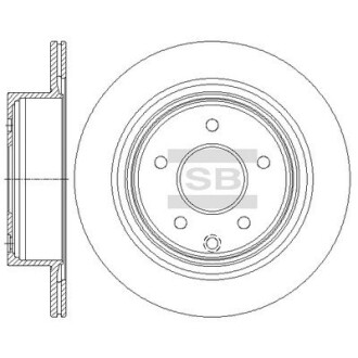 Диск гальмівний Hi-Q (SANGSIN) SD4241