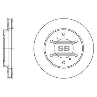 Диск гальмівний Hi-Q (SANGSIN) SD4311