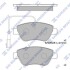 Колодки тормозные передние Citroen Nemo (10-), Fiat Linea (323) (07-), Peugeot B Hi-Q (SANGSIN) SP1201B (фото 1)