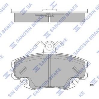 Колодки тормозные передние Renault Logan Hi-Q (SANGSIN) SP1243A