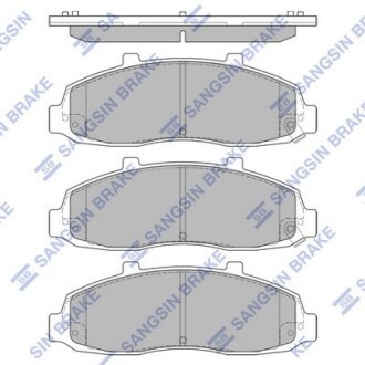 Комплект гальмівних колодок Hi-Q (SANGSIN) SP1282