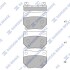 Колодки тормозные задние Subaru Impreza (06-) Hi-Q (SANGSIN) SP1487 (фото 1)