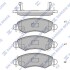 Колодки тормозные передние Opel Agila (A) (-07), Subaru Justy III (G3X) (-07), S Hi-Q (SANGSIN) SP1601 (фото 1)