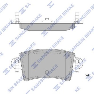 Колодки тормозные задние Renault Master II (JD) (00-) Hi-Q (SANGSIN) SP1895