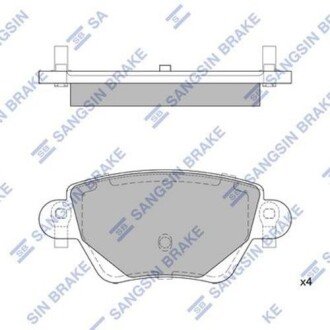 Комплект гальмівних колодок - дискові Hi-Q (SANGSIN) SP2031