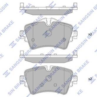 Колодки тормозные передние MINI Cooper Clubman (19-) Hi-Q (SANGSIN) SP4005