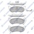 Колодки тормозные задние Jeep Wrangler (05-), Cherokee (-08), Rubicon (TJ) (-07) Hi-Q (SANGSIN) SP4167 (фото 1)