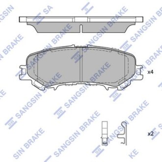 Комплект гальмівних колодок Hi-Q (SANGSIN) SP4220