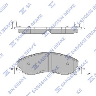 Комплект гальмівних колодок Hi-Q (SANGSIN) SP4317