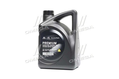 Олива ДВС 5W-20 4 л Premium Gasoline SL/GF-3 нп/с (05100-00421) Mobis Hyundai/Kia/Mobis 0510000421