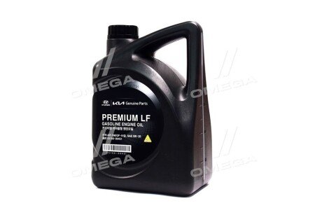 Олива ДВС 5W-20 4 л Premium LF Gasoline SM/GF-4 синт. (05100-00451) Mobis Hyundai/Kia/Mobis 0510000451