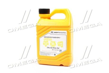 Антифриз Hyundai/Kia Long Life Coolant червоний концентрат 07100-00201 (Каністра 2л) Hyundai/Kia/Mobis 0710000201