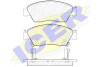 Колодки гальмівні (передні) Honda Civic V/VI/VII 91-05/CRX III 92-98/Jazz 08-14 ICER 180959 (фото 1)