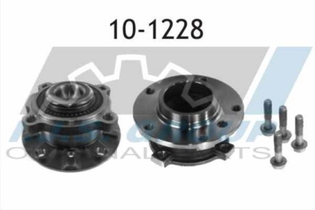 Підшипник маточини (передньої) BMW 5 (E39) 95-04 (з болтами) d=139mm (5 отв.)(к-кт) IJS GROUP 10-1228 (фото 1)