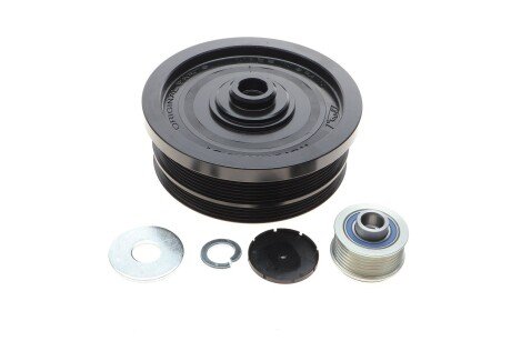 Шків колінвалу + шків генератора BMW 1/3/5/X3 2.0D 02- (4PK+6PK) IJS GROUP 17-1034KIT B