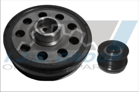 Шків колінвалу + шків генератора BMW 1/3/X1/X3 2.0D 04- (6PK) IJS GROUP 17-1105KIT