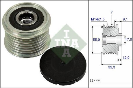 Шків генератора INA 535026010