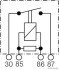 Реле 60A 12V Audi, SEAT, Skoda, VW (Elparts) JAKOPARTS 75614603 (фото 2)