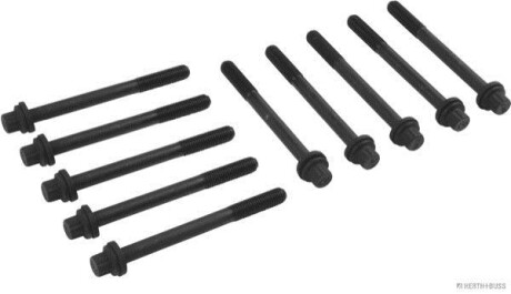 Комплект болтів з головкою системи TORX з чорного металу JAKOPARTS J1285007