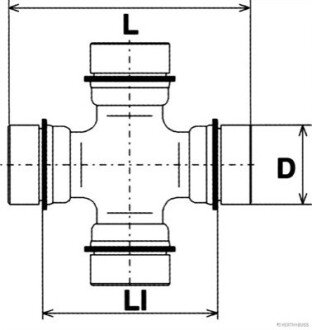 Хрестовина JAKOPARTS J2922007