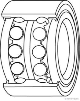 Підшипник ступиці передн. TOYOTA JAKOPARTS J4702040 (фото 1)