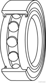 Підшипник маточини передн. Subaru, Suzuki JAKOPARTS J4708015 (фото 1)