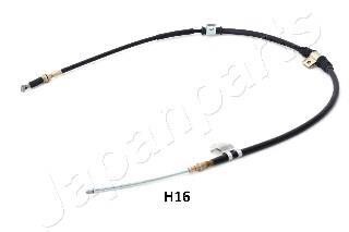 HYUNDAI трос ручн.гальма лів.H-1 97- (коротк.база) JAPANPARTS BC-H16