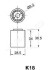 HYUNDAI натяжний ролик Kia,Hyundai 2.9D 01- JAPANPARTS BE-K18 (фото 2)