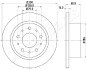 CITROEN диск гальмів.задн.Jumper,Fiat Ducato,Peugeot Boxer 2.2/2.0HDI 06- JAPANPARTS DP-0217 (фото 1)