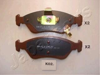 KIA гальмівні колодки передн.Clarus 96- JAPANPARTS PA-K02AF